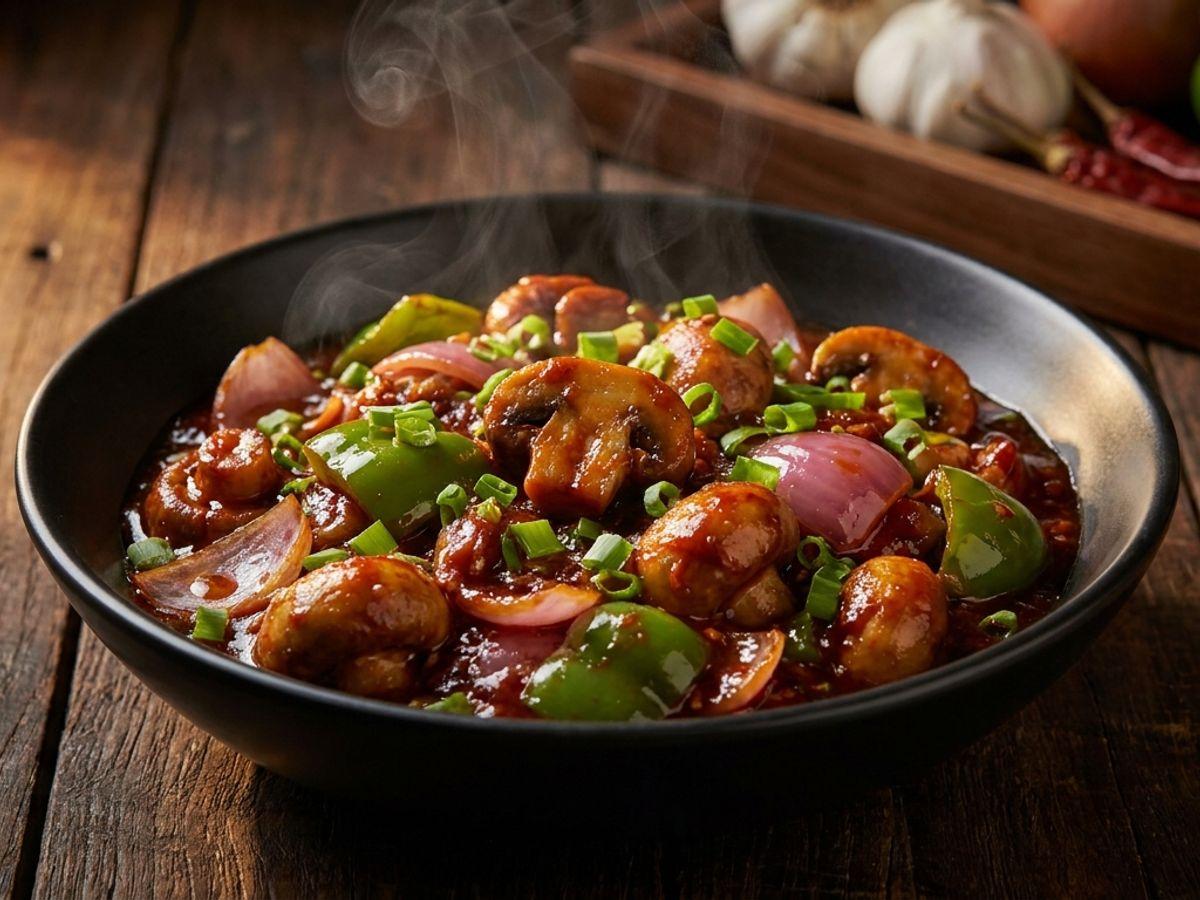 Chilli Mushroom — pure veg Starters