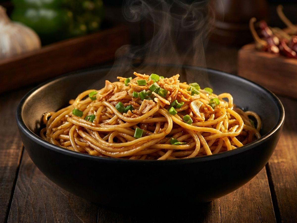 Garlic Noodles — pure veg Noodles