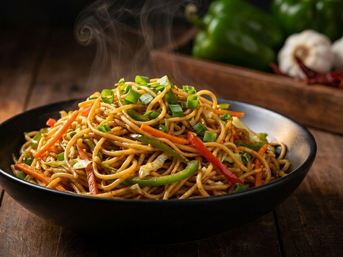 Hakka Noodles — pure veg Noodles