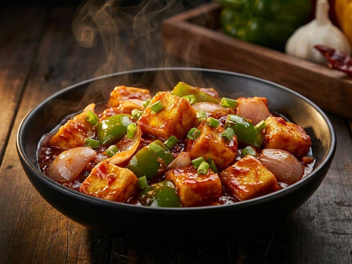 Paneer Chilli Dry — pure veg Starters